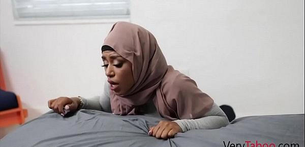  Brother Respects Ebony Sister By Fucking Her In Hijab- Milu Blaze
